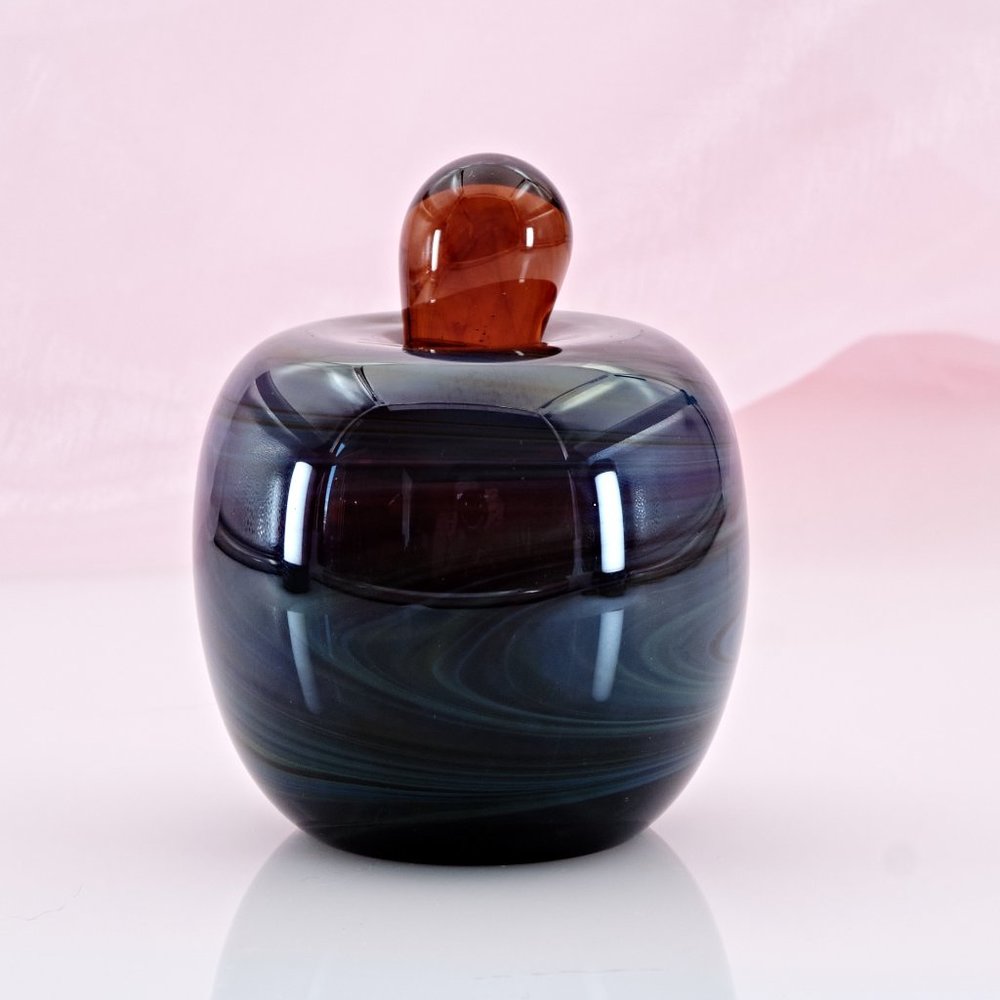 Vintage Blown Glass Perfume Bottle Collectible